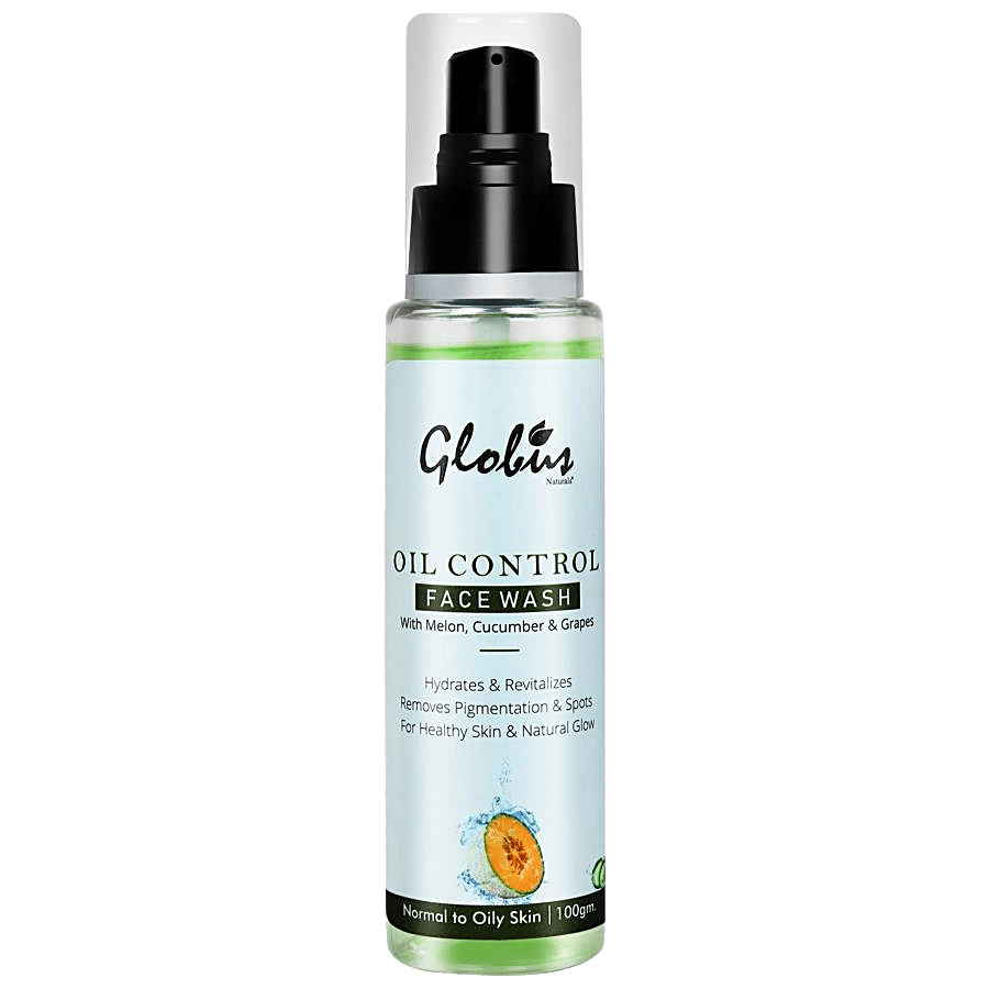 Globus Naturals Oil Control Face Wash - with Melon