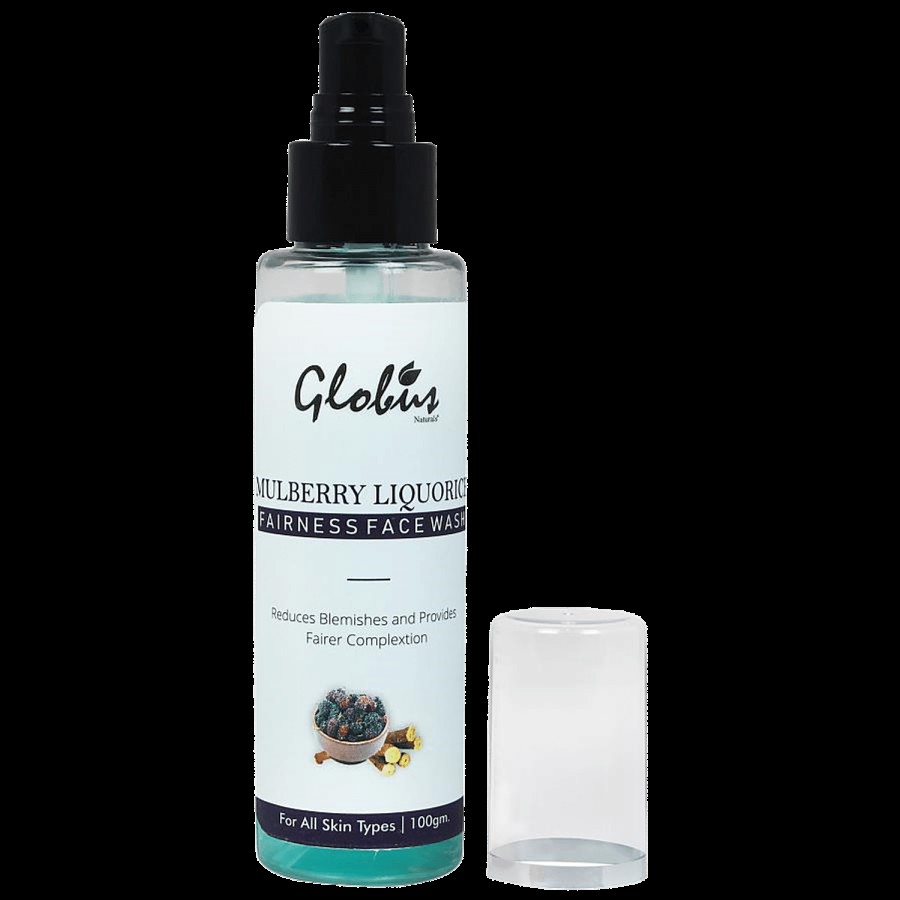 Globus Naturals Fairness Face Wash - Mulberry Liquorice