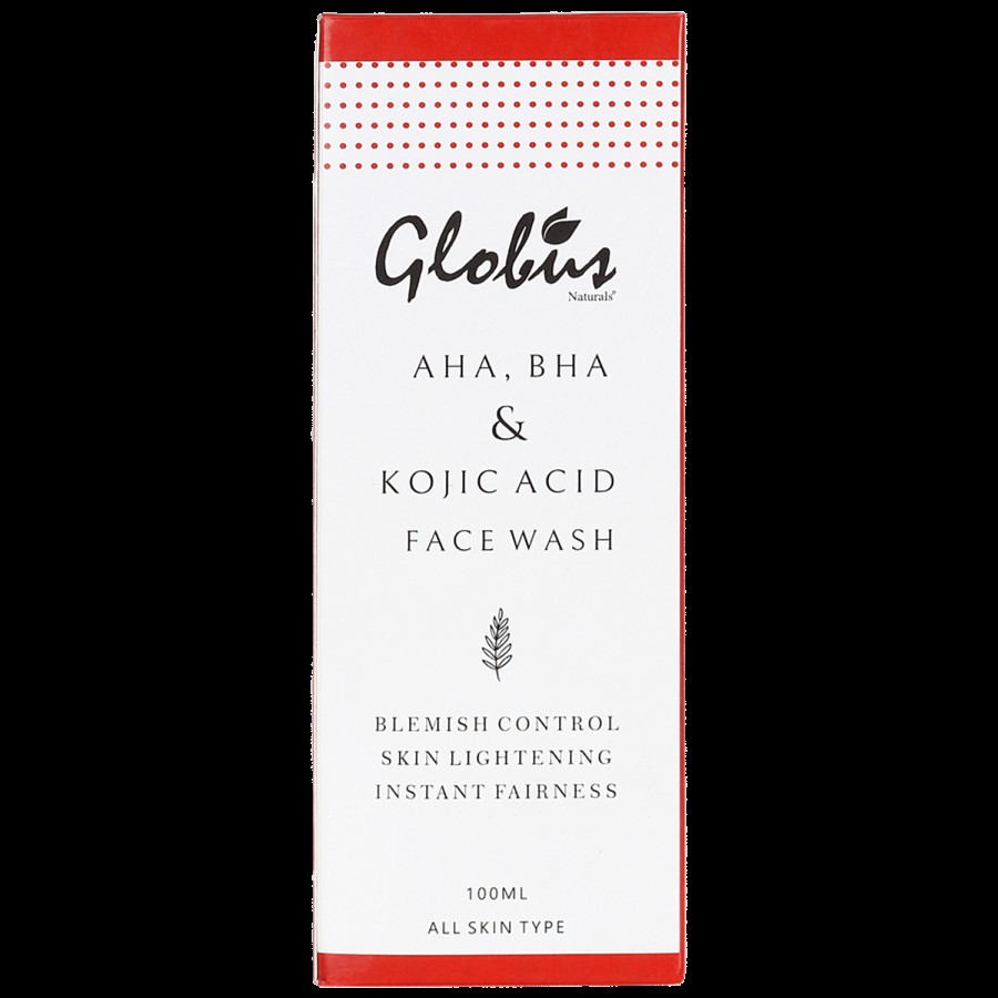 Globus Naturals Fairness Face Wash With Aha