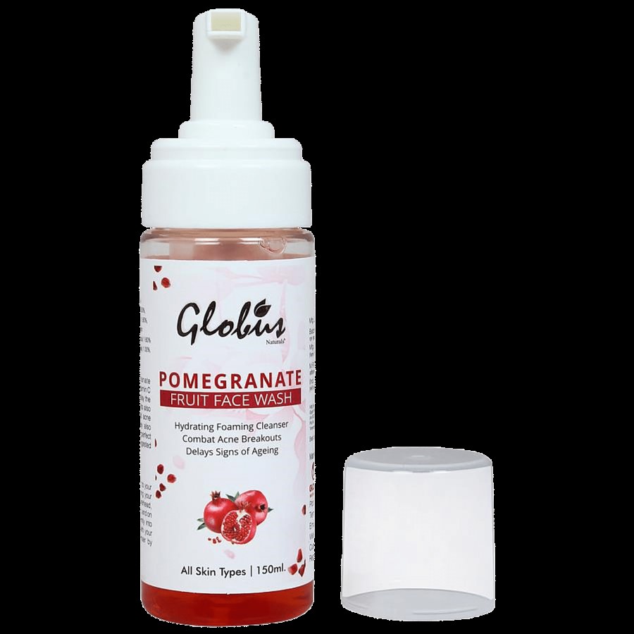 Globus Naturals Fruit Face Wash - Pomegranate