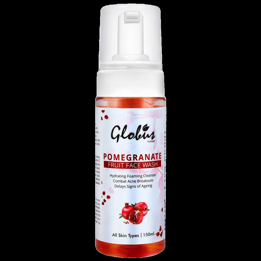 Globus Naturals Fruit Face Wash - Pomegranate