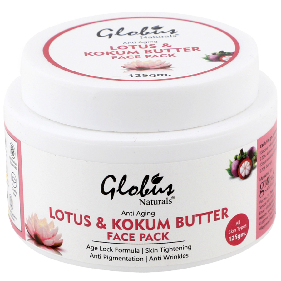 Globus Naturals Lotus Kokum Butter Anti Aging Face Pack