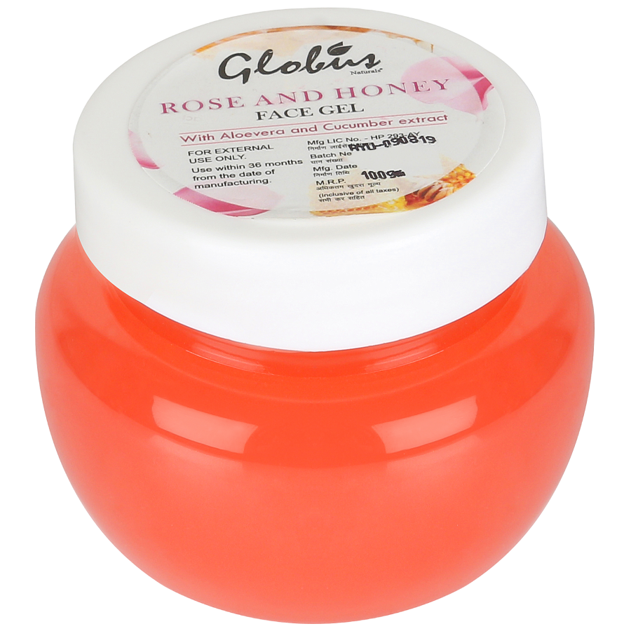 Globus Naturals Rose & Honey Face Gel