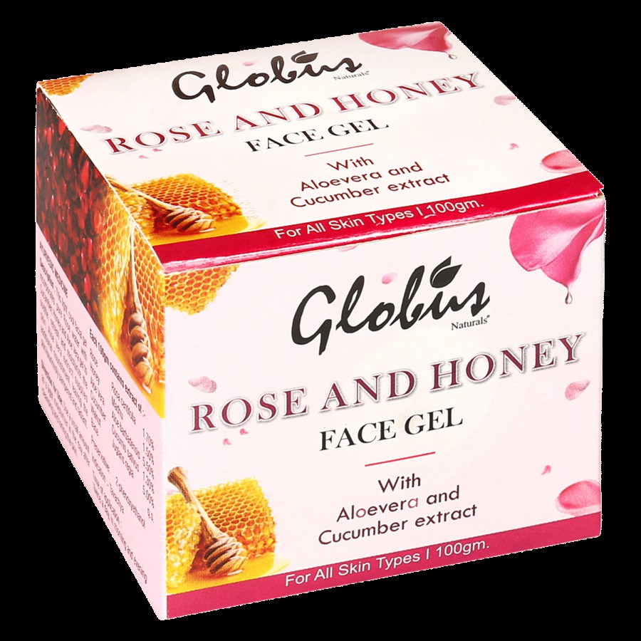 Globus Naturals Rose & Honey Face Gel