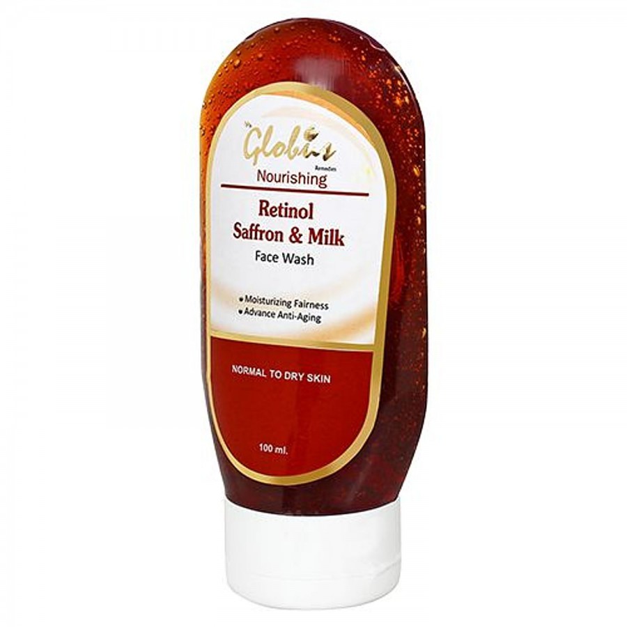 Globus Retinol Saffron & Milk Nourishing Face Wash