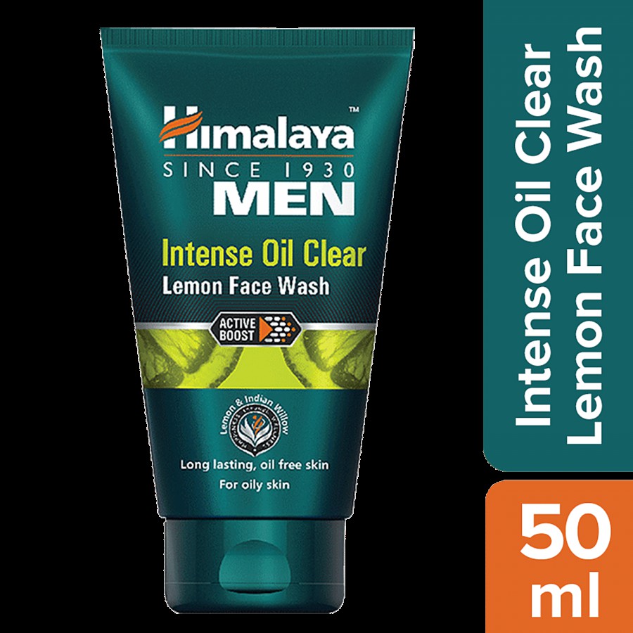 Himalaya Men Intense Oil Clear Lemon Face Wash