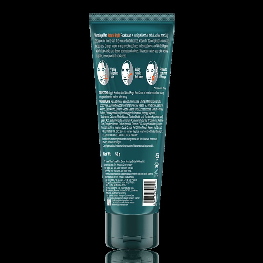 Himalaya Men Natural Bright Face Cream SPF 15