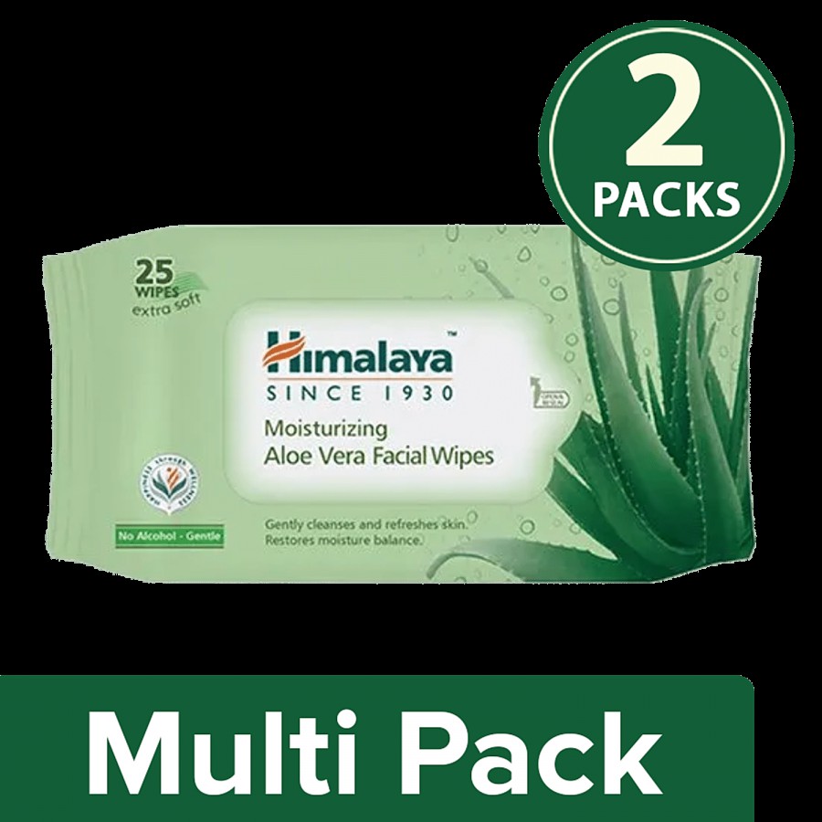 Himalaya Moisturizing Aloe Vera Facial Wipes