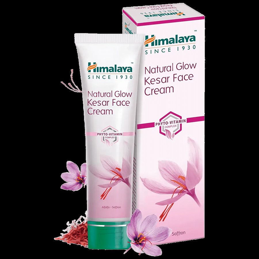 Himalaya Natural Glow Kesar Face Cream - Reduces Pigmentation