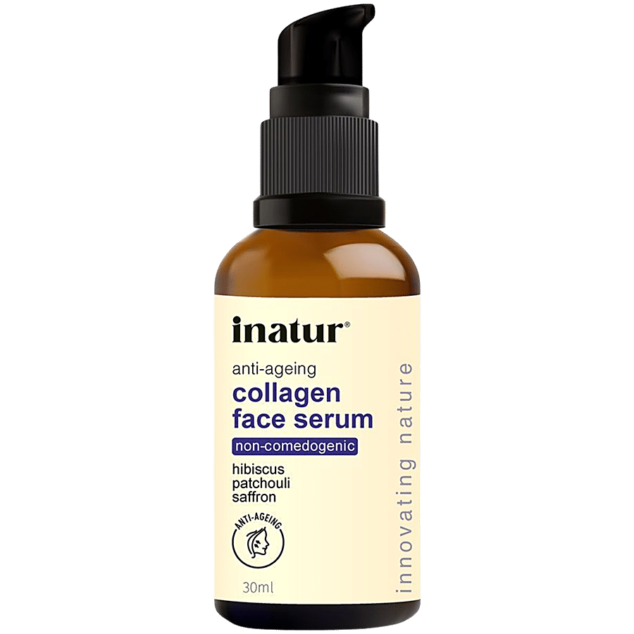 INATUR  Anti-Ageing Collagen Face Serum - With Hibiscus