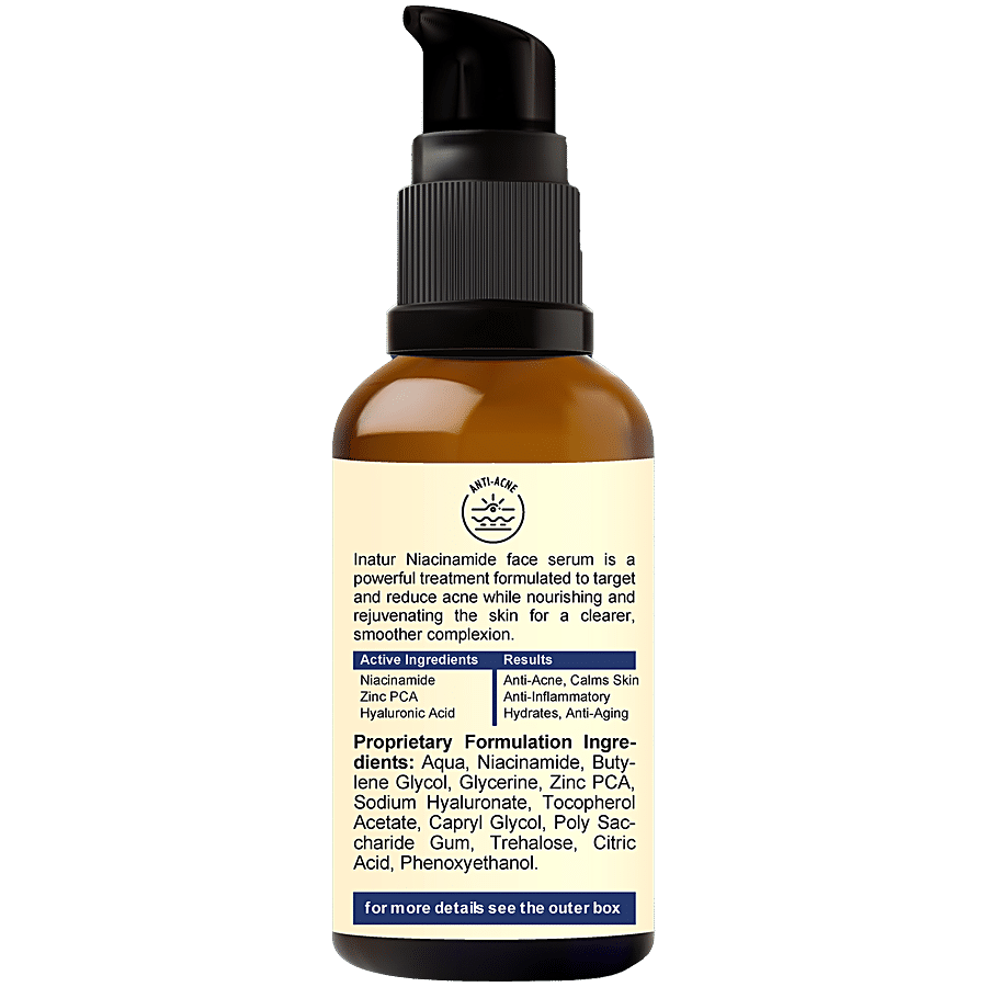 INATUR  Anti-acne Niacinamide Face Serum - Zinc