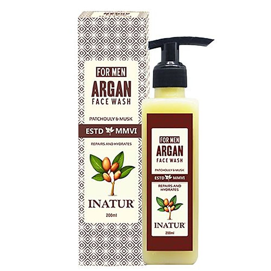 INATUR  Men Argan Face Wash