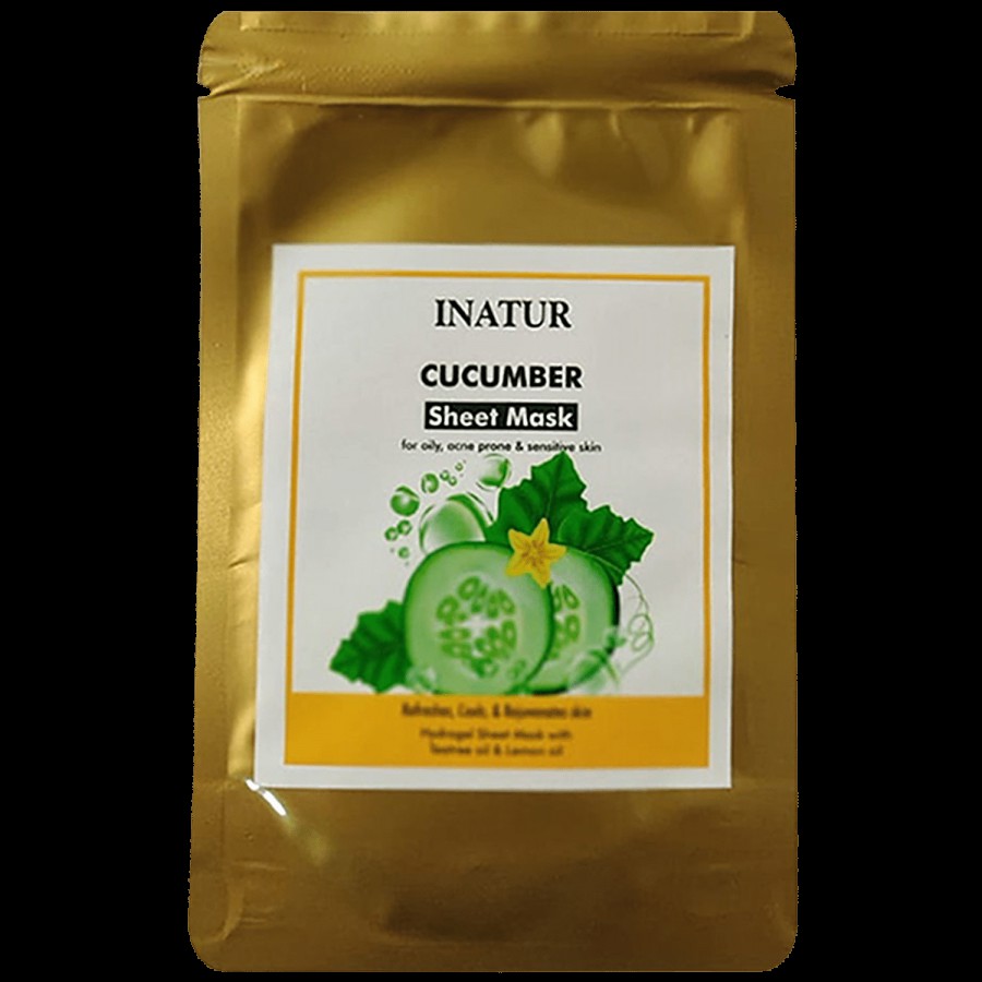 Inatur Cucumber Sheet Mask