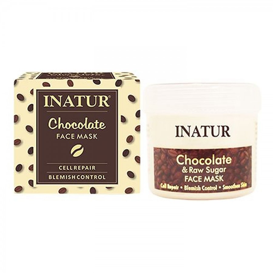 Inatur Face Mask - Chocolate & Raw Sugar