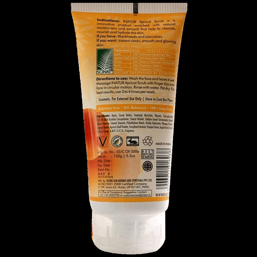 Inatur Face Scrub - Apricot