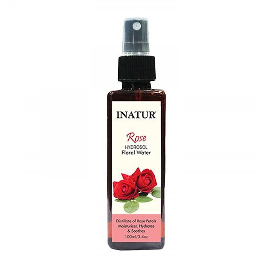 Inatur Rose Hydrosol Floral Water - Distillate of Rose Petals