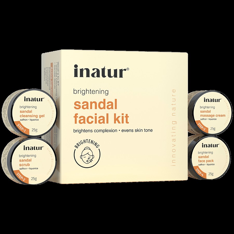 Inatur Sandal Fairness Facial Kit