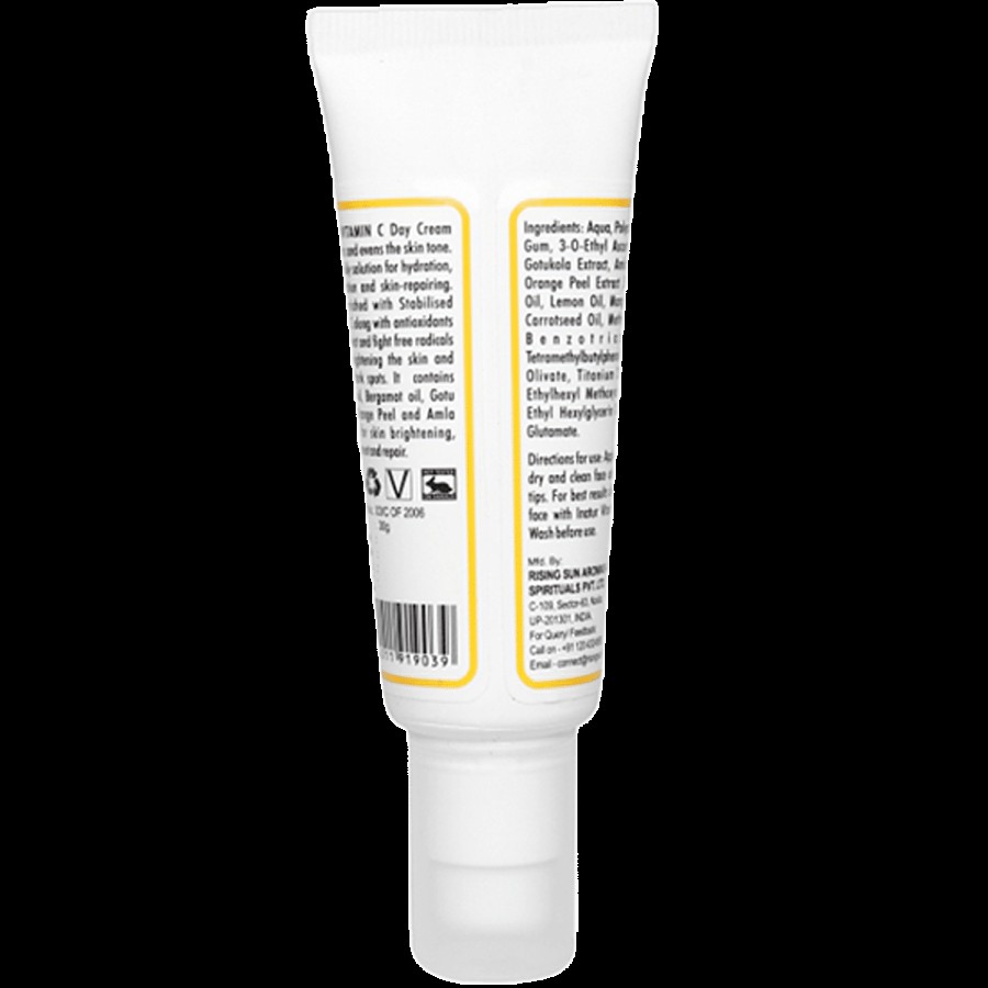 Inatur Vitamin C Day Cream With SPF-50 - Hydrates & Provides Sun Protection & Radiant Skin