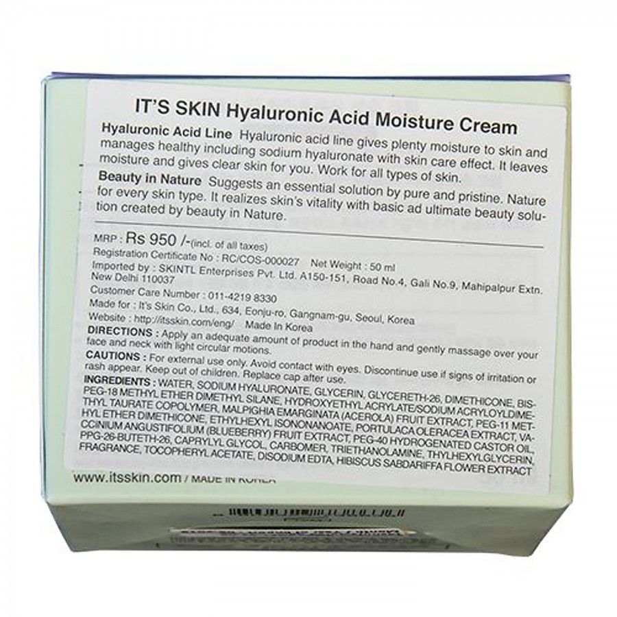 It's Skin Hyaluronic Acid Moisture Cream