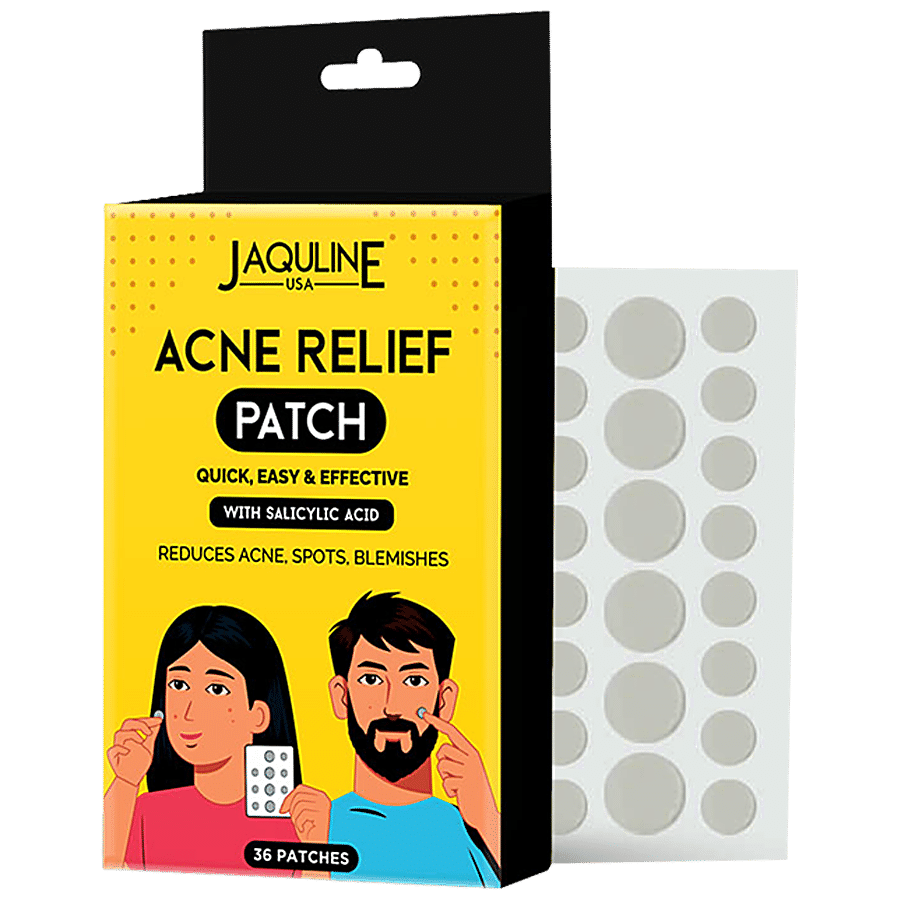 Jaquline USA Acne Relief Patch With Salicylic Acid - Reduces Spots