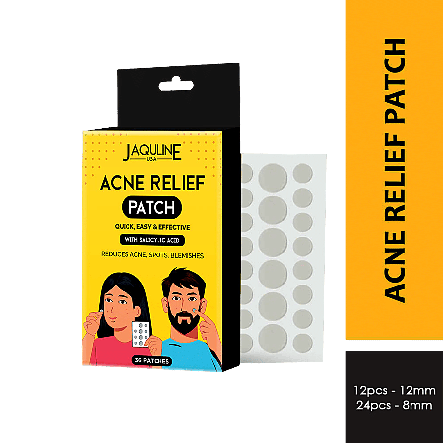 Jaquline USA Acne Relief Patch With Salicylic Acid - Reduces Spots