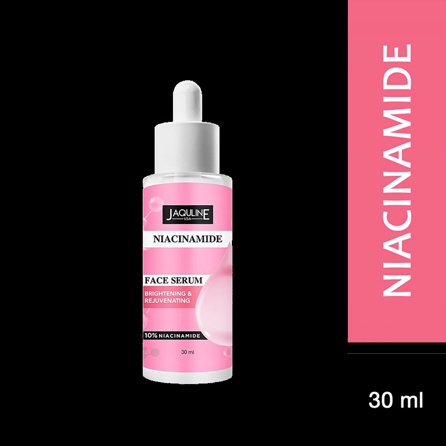 Jaquline USA Niacinamide Face Serum - For Brightening & Rejuvenating Skin