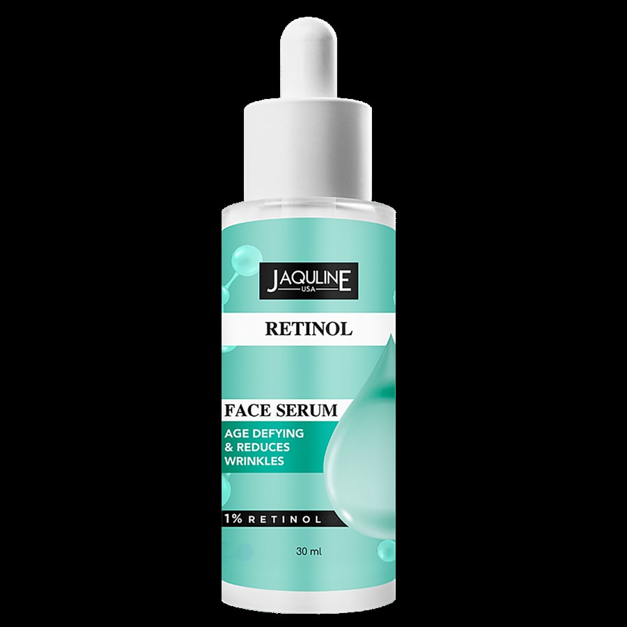 Jaquline USA Retinol Face Serum - Age Defying & Reduces Wrinkles