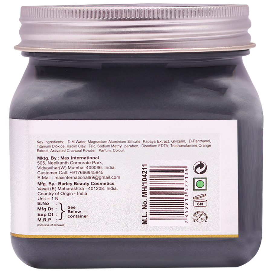 Jeva Charcoal Deep Cleasing Face Pack - Rich In Antioxidants