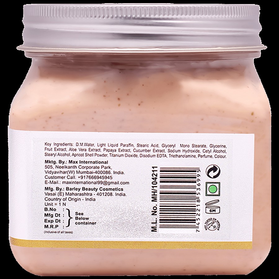 Jeva Papaya Tan Removal Scrub - For Skin Whitening