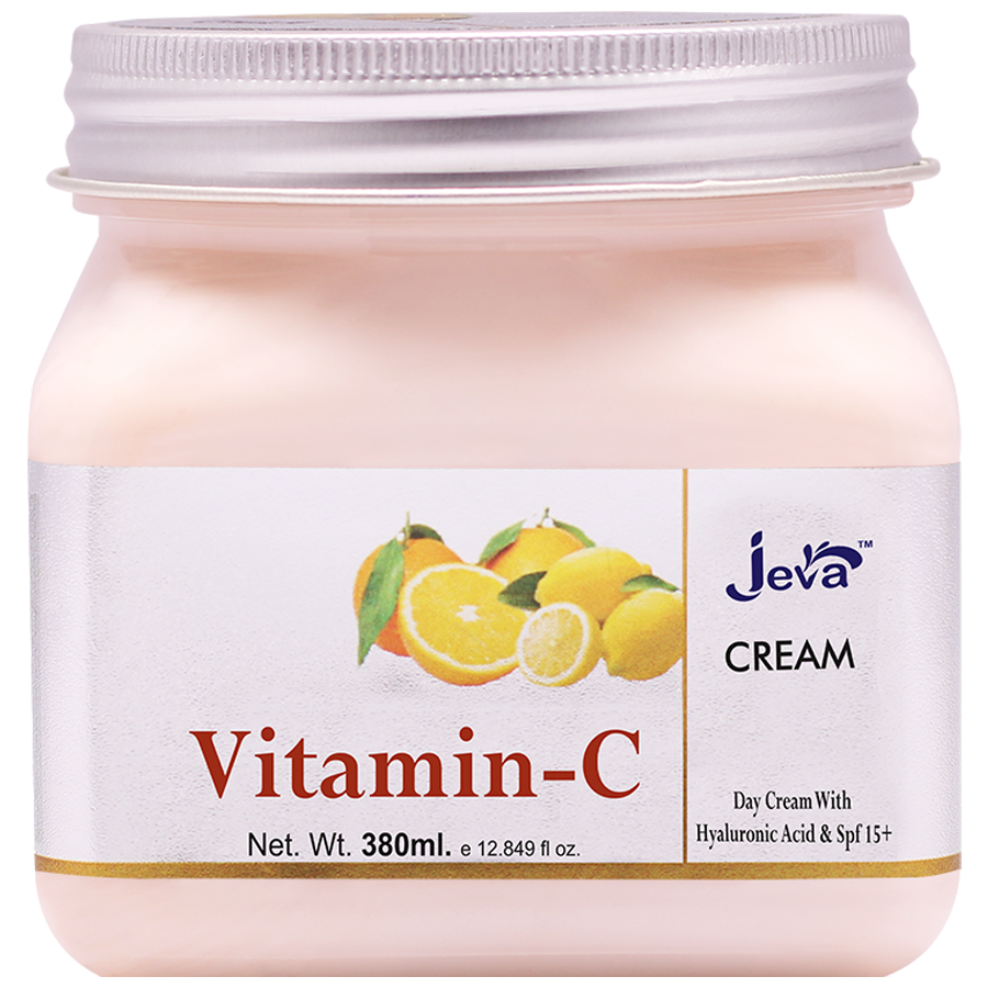 Jeva Vitamin C Day Cream - With Hyalouronic Acid & SPF 15