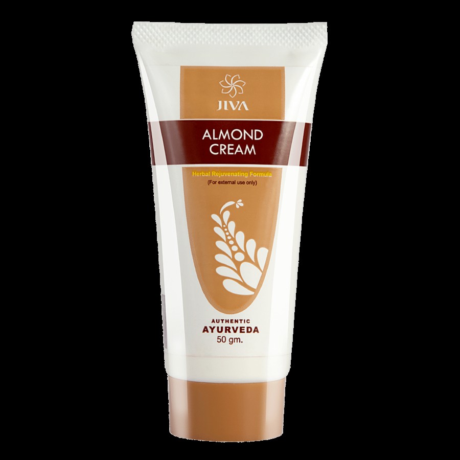 Jiva Ayurveda Almond Cream - For Brightening