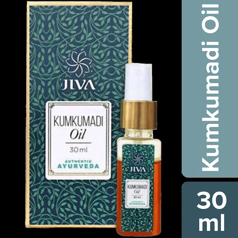 Jiva Ayurveda Kumkumadi Oil - Reduces Scars & Blemishes