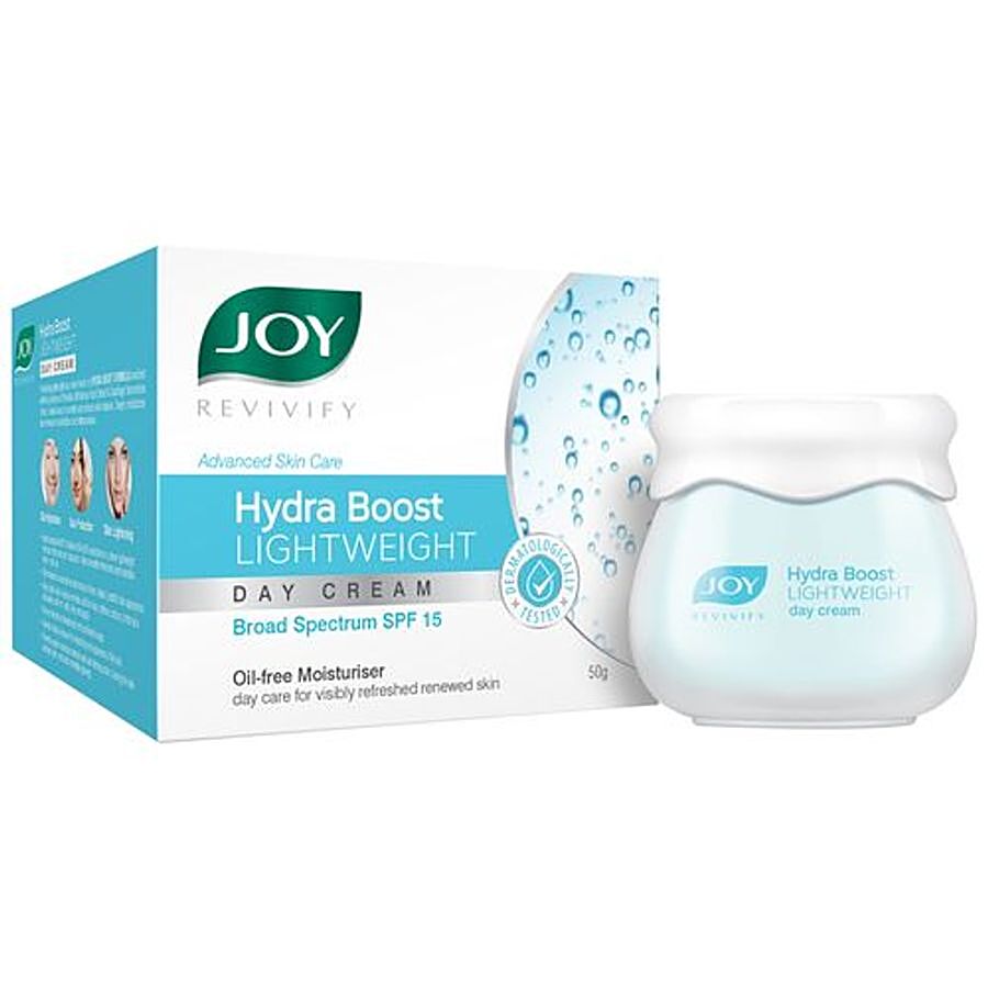 Joy Revivify Hydra Boost Lightweight Day Cream - SPF 15 & Refreshed Renewed Skin