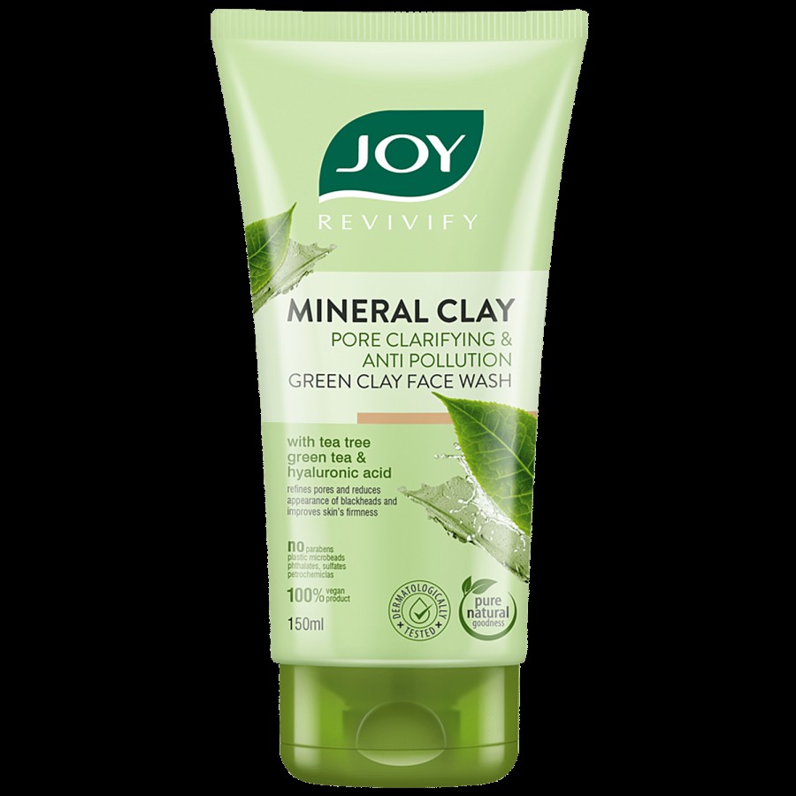 Joy Pore Clarifying & Anti-Pollution Green Clay Face Wash