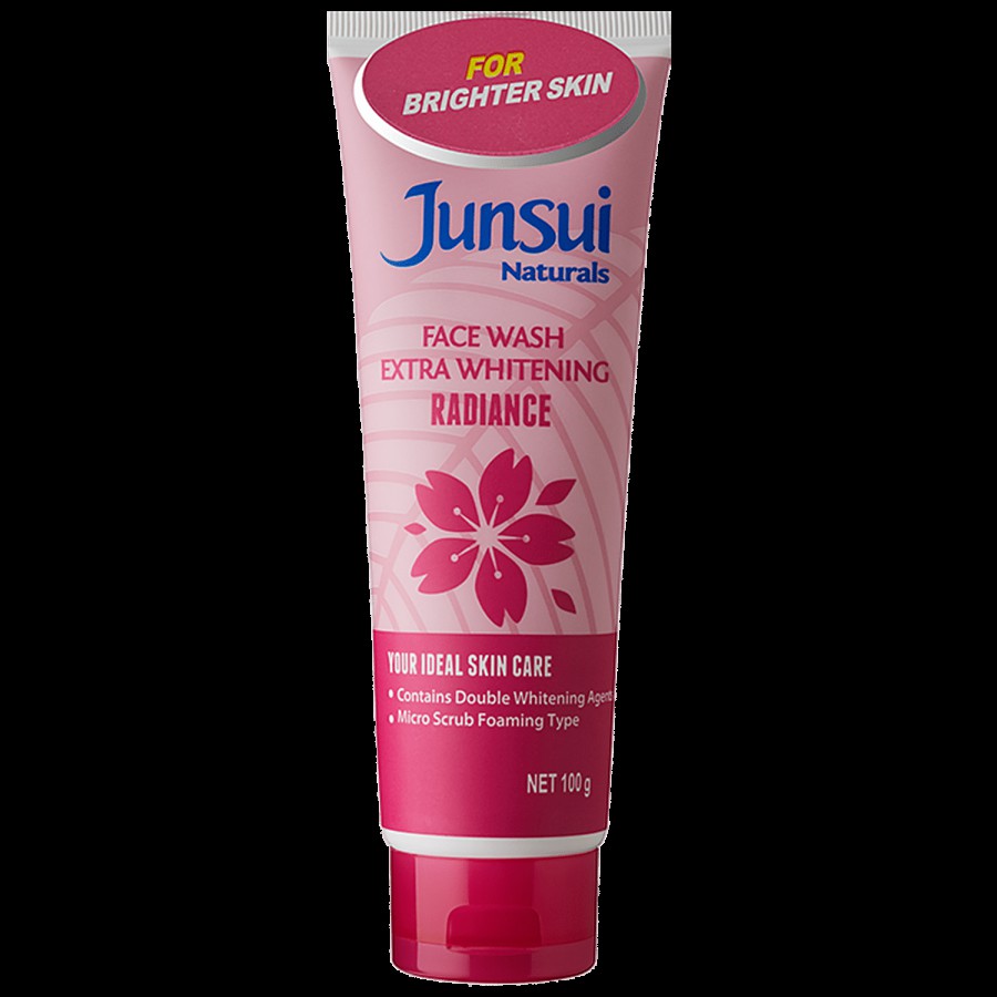 Junsui Naturals Face Wash With Extra Whitening - Radiance