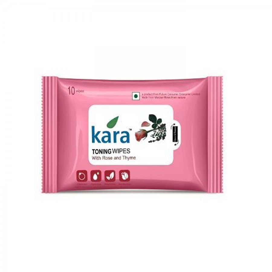 Kara Toning Wipes - Rose & Thyme