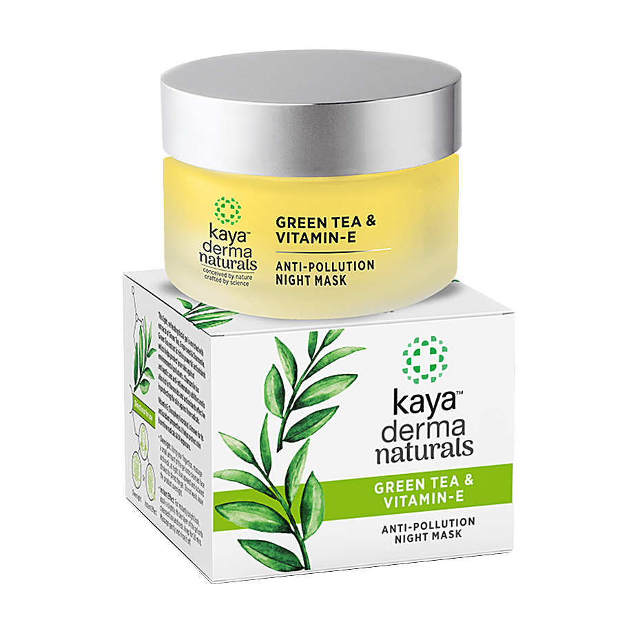 Kaya Clinic Anti-Pollution Night Mask - With Green Tea & Vitamin E