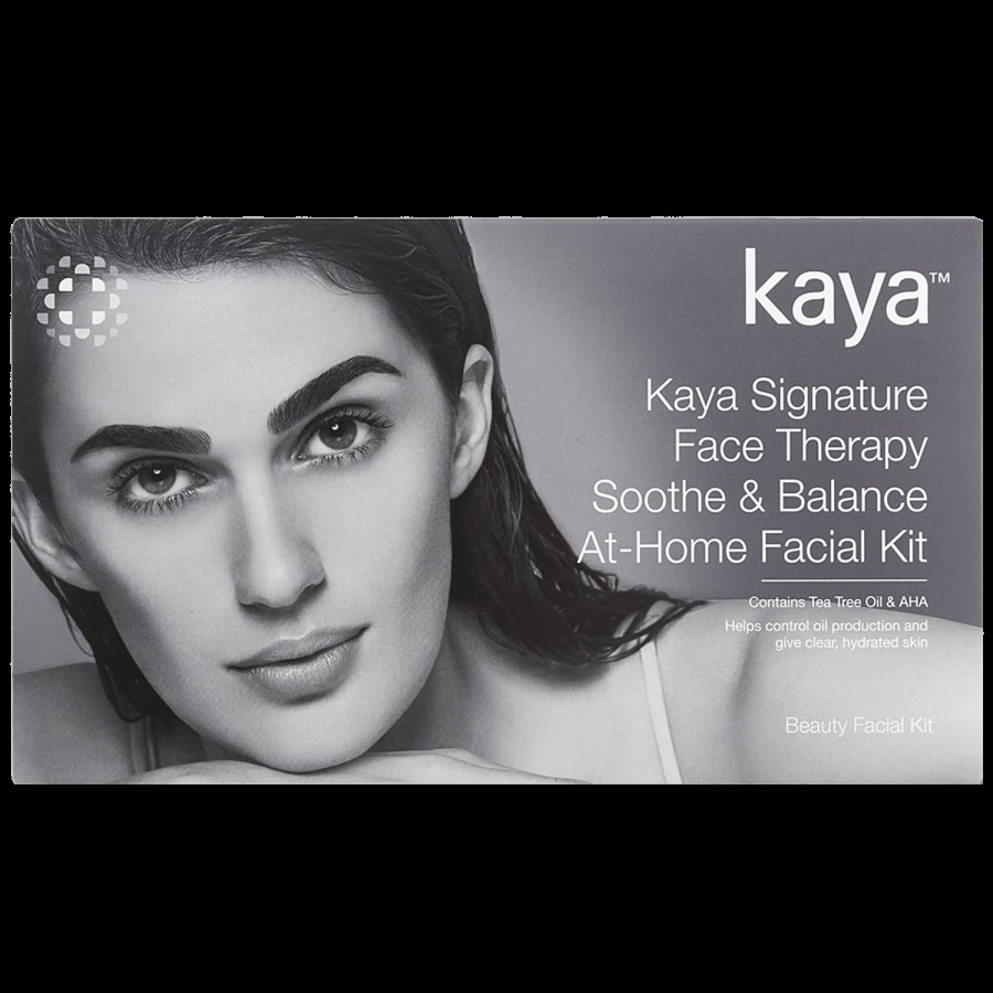 Kaya Clinic Signature Face Therapy Soothe & Balance At-home 9 Step Facial Kit