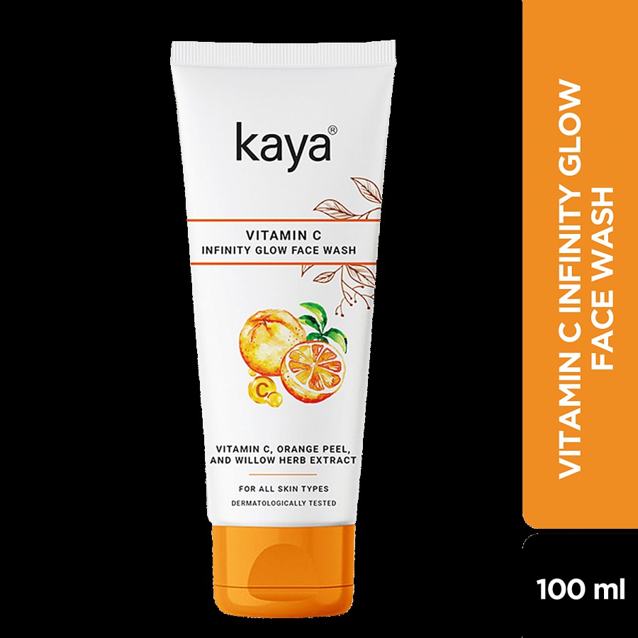 Kaya Vitamin C Infinity Glow Face Wash - Orange Peel