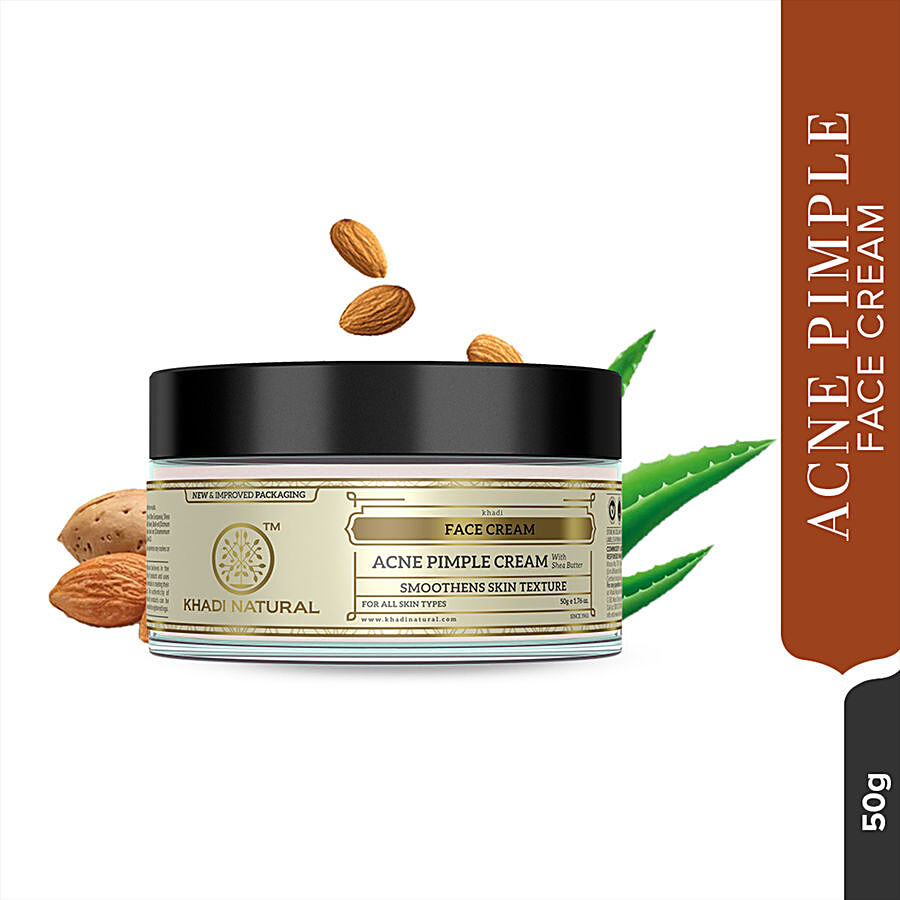 Khadi Natural Acne Pimple Face Cream - Controls Acne & Pimples