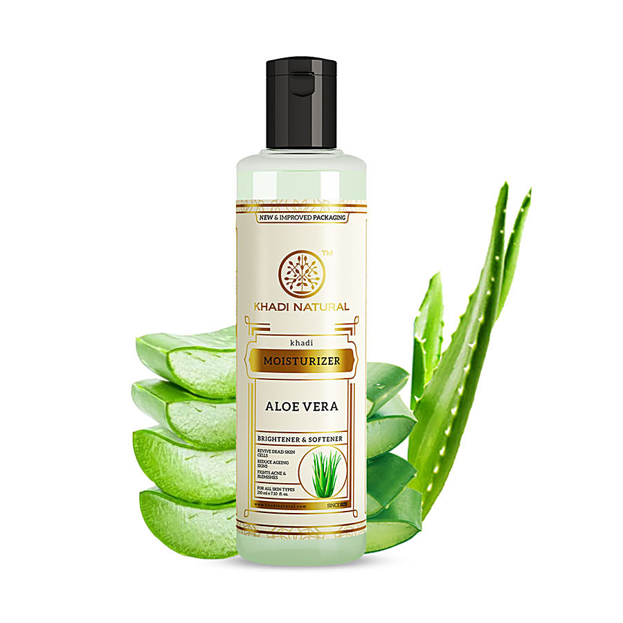 Khadi Natural Aloe Vera Moisturizer - Fights Acne & Blemishes