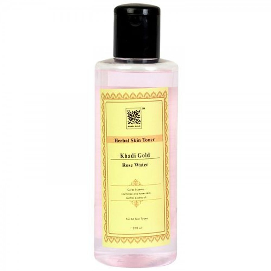 Khadi Gold Herbal Rose Water Skin Toner