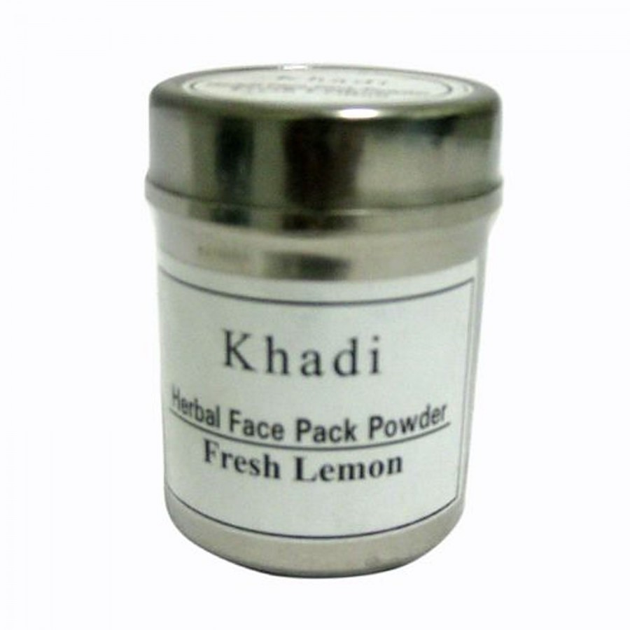 Khadi Herbal Face Pack Powder - Fresh Lemon