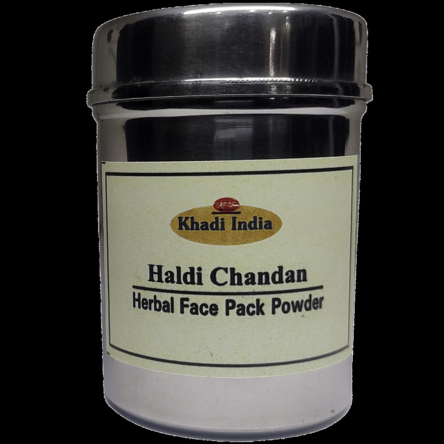 Khadi Herbal Face Pack Powder - Haldi Chandan