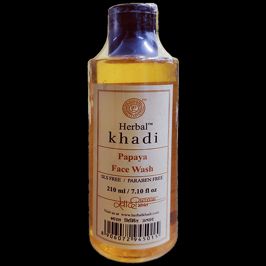 Khadi Herbal Face Wash - Papaya