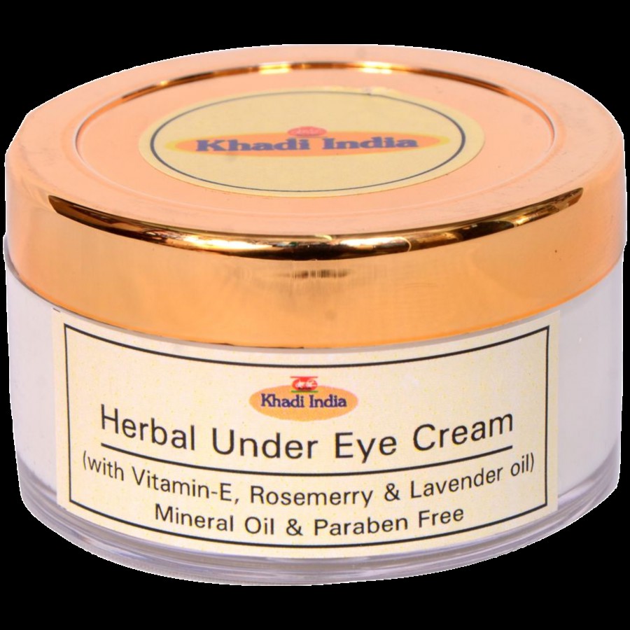 Khadi India Herbal Under Eye Cream - Paraben Free