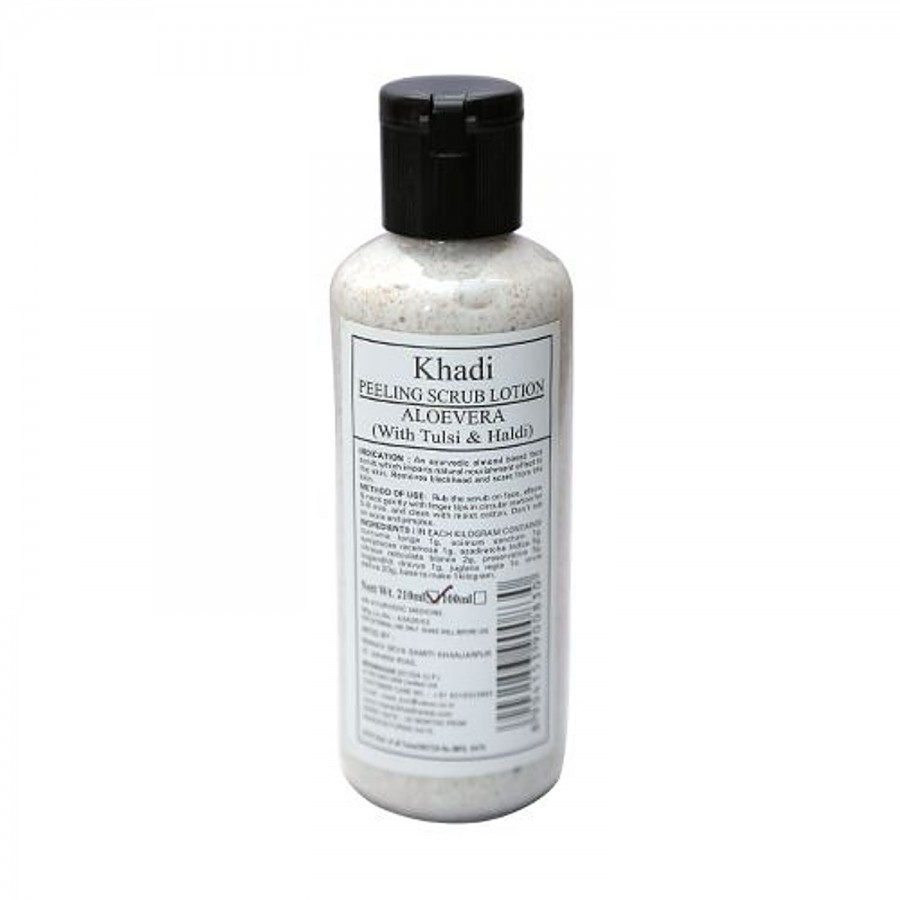 Khadi Manav Aloevera Peeling Scrub Lotion With Tulsi & Honey