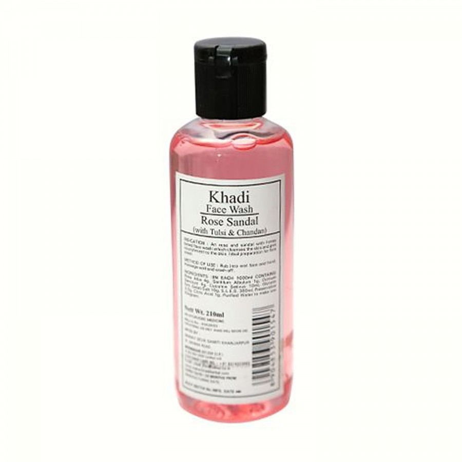 Khadi Manav Face Wash - Rose Sandal Tulsi & Chandan