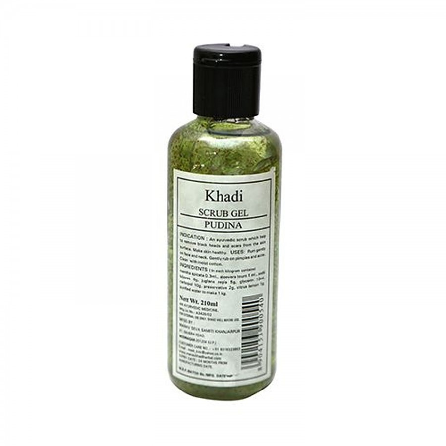 Khadi Manav Scrub Gel - Pudina