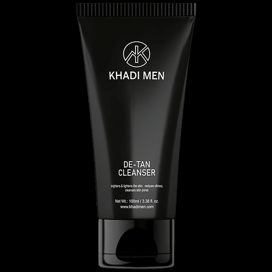 Khadi Men De-Tan Face Cleanser - Brightens & Lightens The Skin